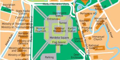 Kaart van office Jakarta